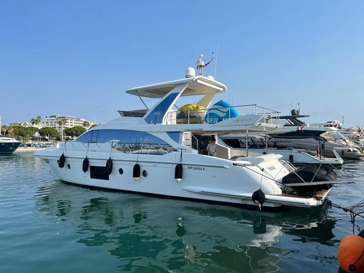 a boat docked at a pier aboard PAVIMAR II Yacht for Sale