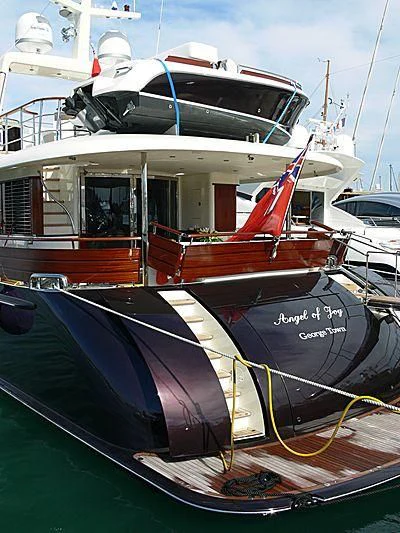 a boat on the water aboard MAISHA Yacht for Sale