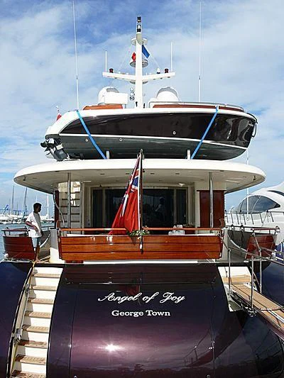 a boat on the water aboard MAISHA Yacht for Sale