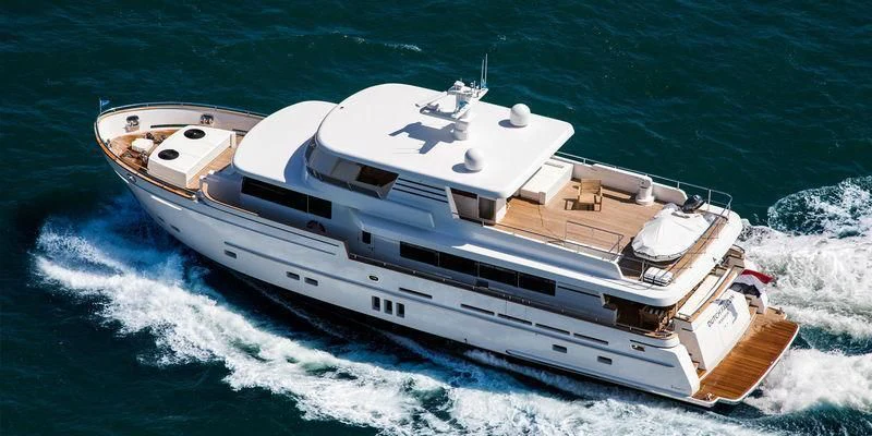 a boat on the water aboard SEAWOLF Yacht for Sale
