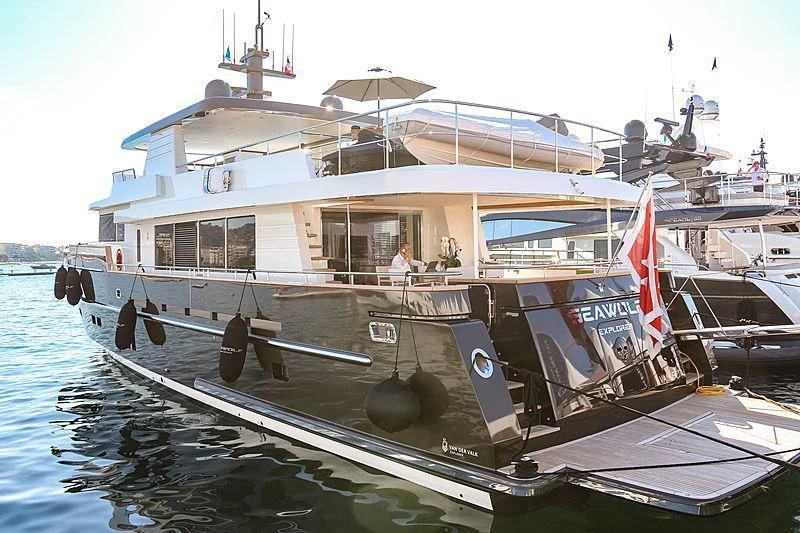a boat on the water aboard SEAWOLF Yacht for Sale