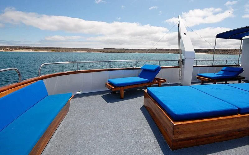 a boat on a body of water aboard BELUGA Yacht for Sale