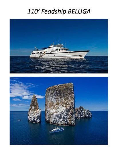 a boat on the water aboard BELUGA Yacht for Sale