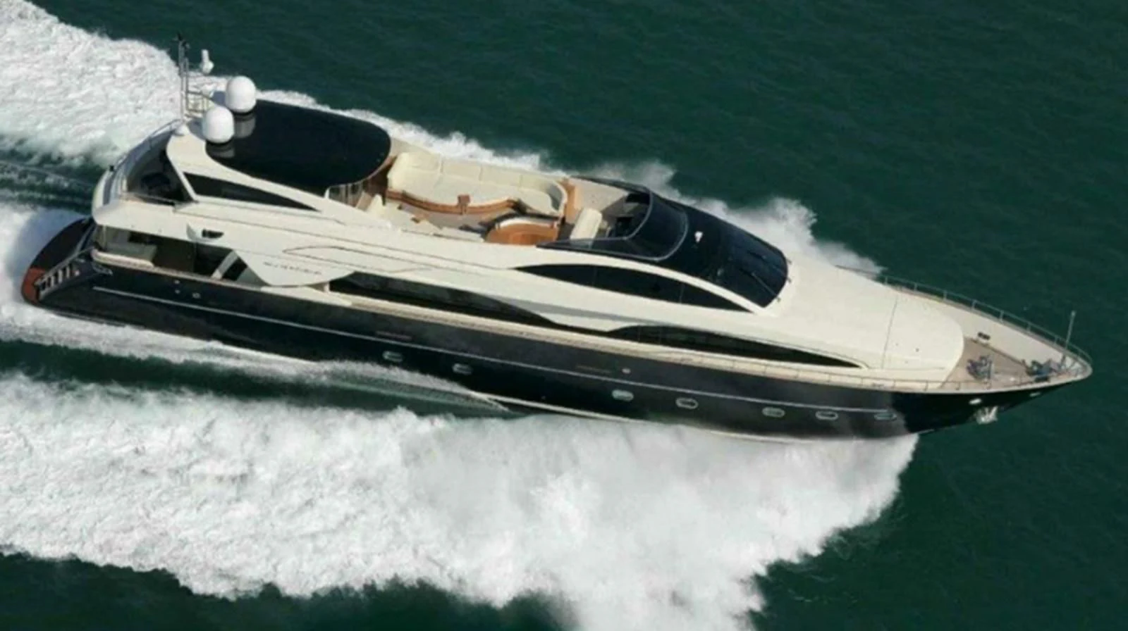 a boat on the water aboard BEYOND Yacht for Charter