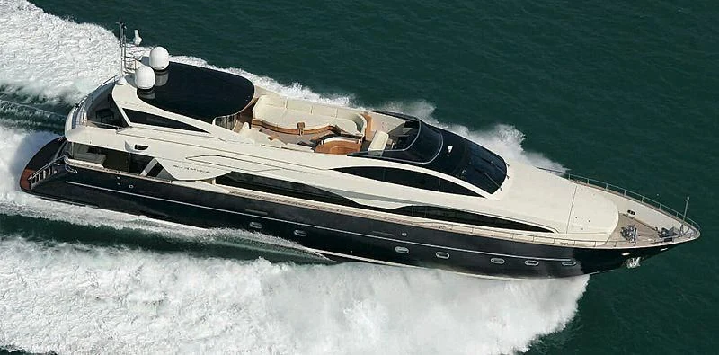 a boat on the water aboard BEYOND Yacht for Charter