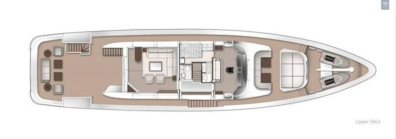diagram aboard MAJESTY 120 HULL 5 Yacht for Sale