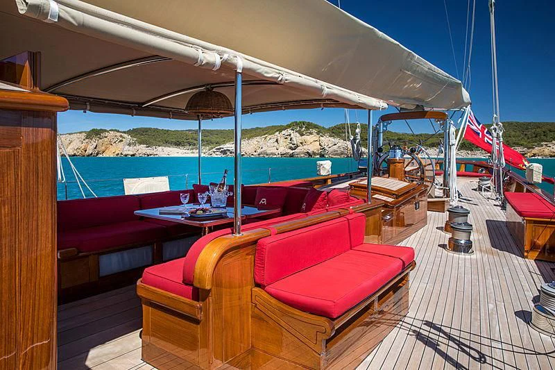a boat on the water aboard ADELA Yacht for Sale