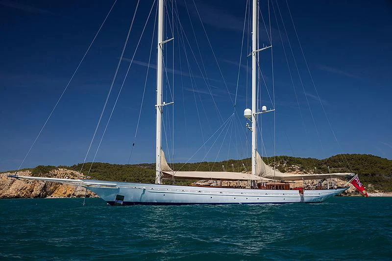 a sailboat on the water aboard ADELA Yacht for Sale