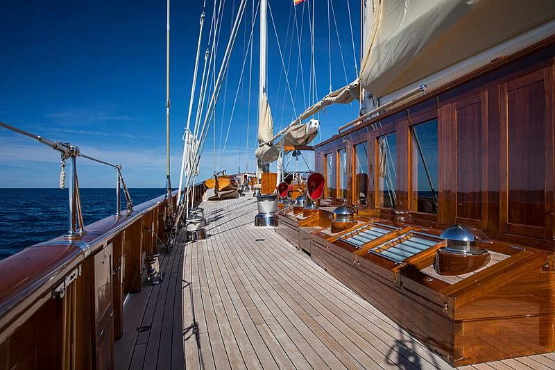 a boat on the water aboard ADELA Yacht for Sale