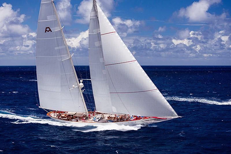 a sailboat on the water aboard ADELA Yacht for Sale