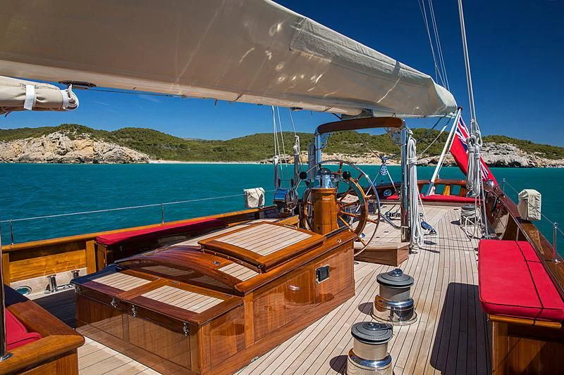 a boat on the water aboard ADELA Yacht for Sale