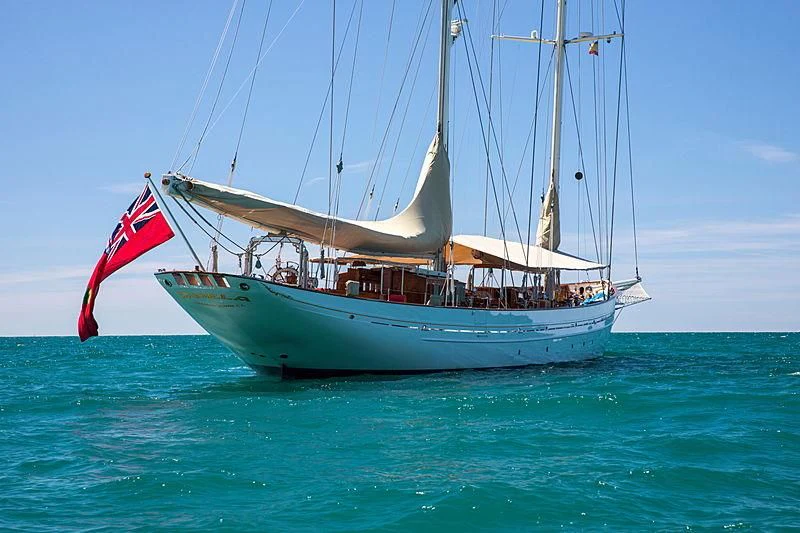 a boat on the water aboard ADELA Yacht for Sale