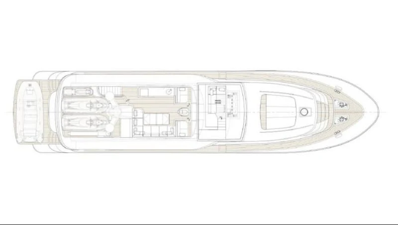 diagram aboard O NOSO UNO Yacht for Sale