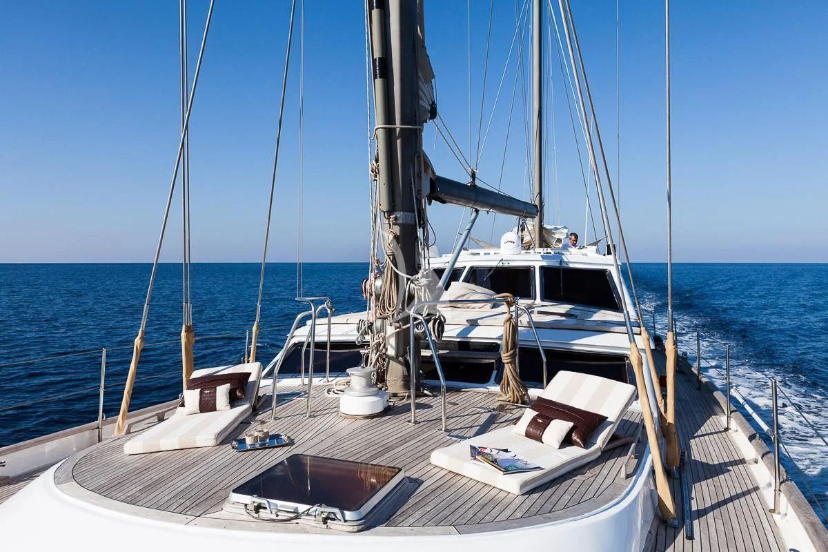 a boat on the water aboard LOTTY Yacht for Sale