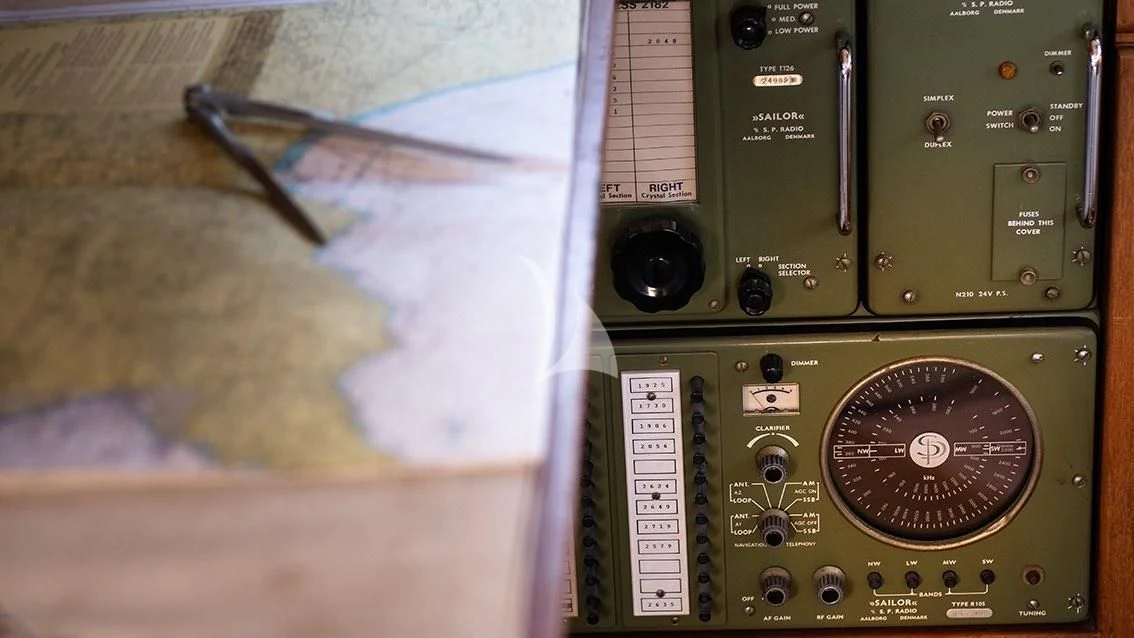 a device with a screen aboard LOTTY Yacht for Sale