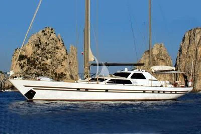 a boat in the water aboard LOTTY Yacht for Sale