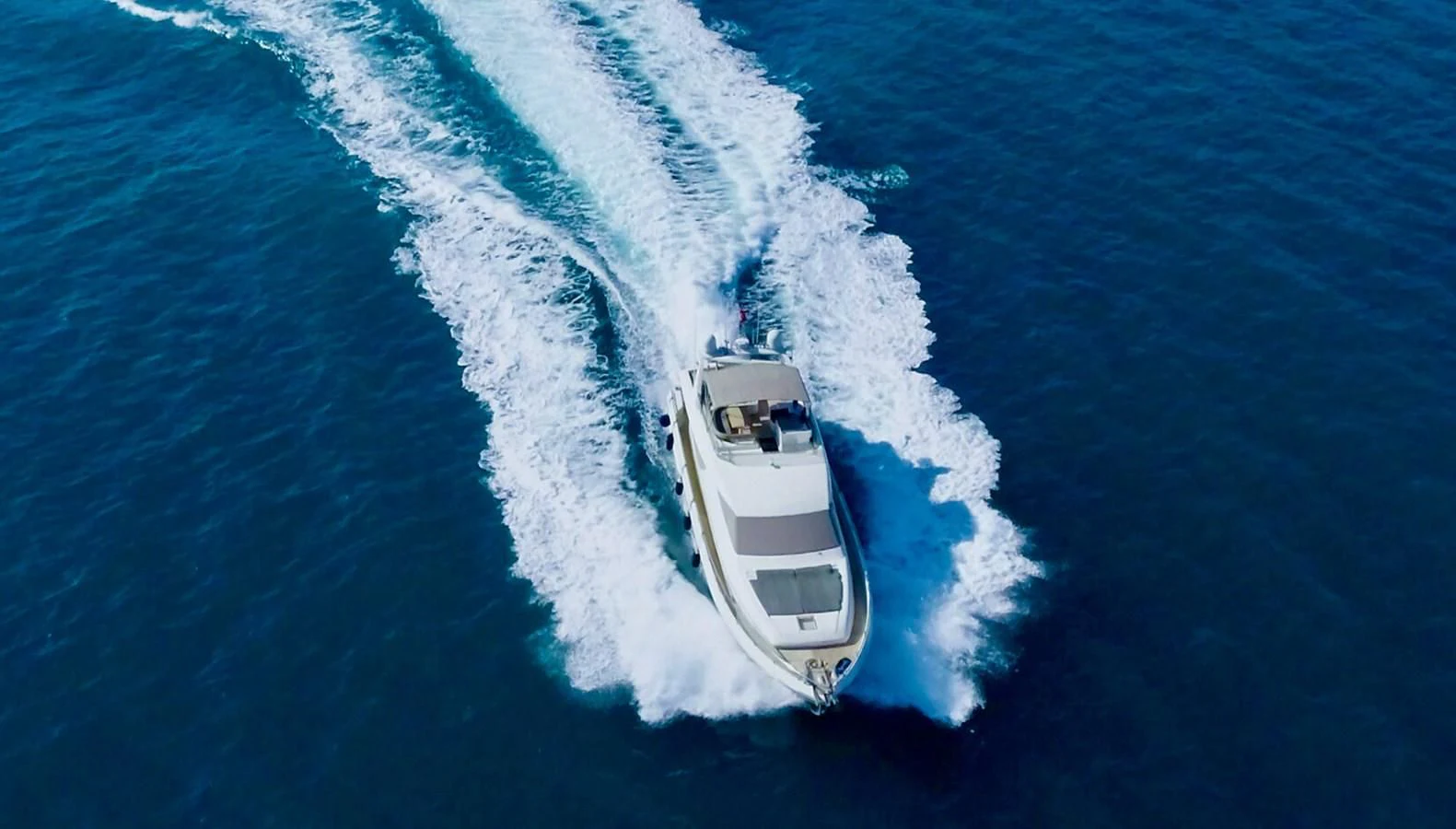 a boat in the water aboard FERRETTI Yacht for Sale