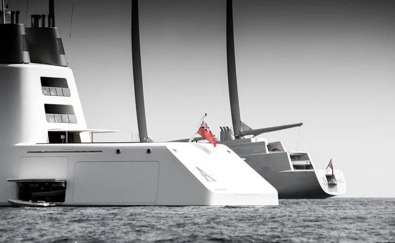 a large white boat in the water aboard SAILING YACHT A Yacht for Sale