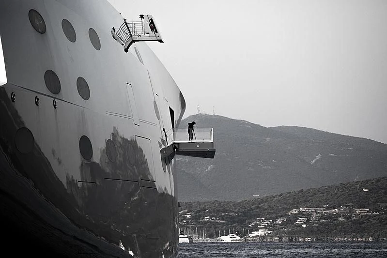 a large ship in the water aboard SAILING YACHT A Yacht for Sale