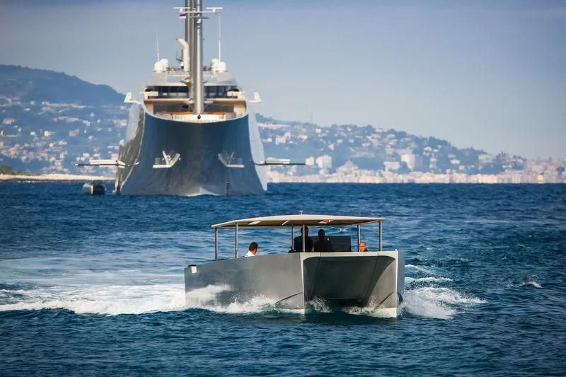 a large ship in the water aboard SAILING YACHT A Yacht for Sale