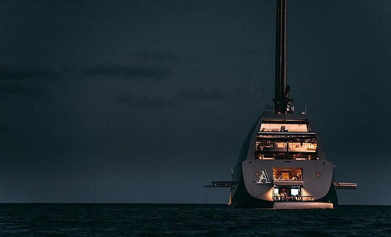 a boat in the water aboard SAILING YACHT A Yacht for Sale