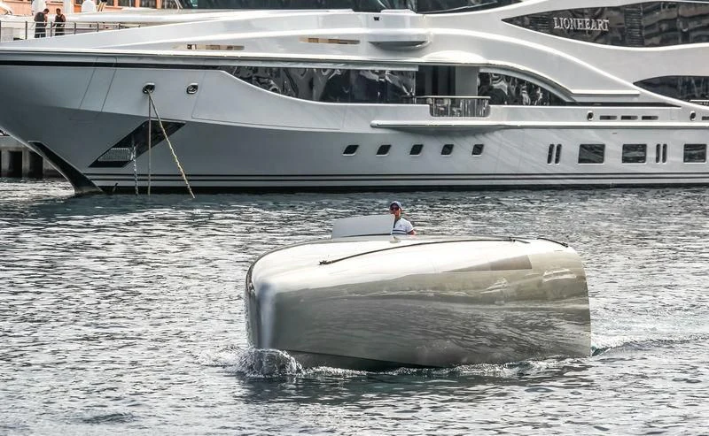 a person on a boat aboard SAILING YACHT A Yacht for Sale