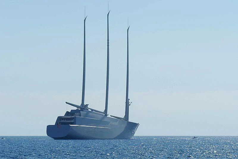 a boat on the water aboard SAILING YACHT A Yacht for Sale