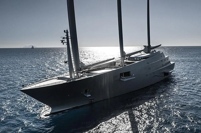 a boat on the water aboard SAILING YACHT A Yacht for Sale