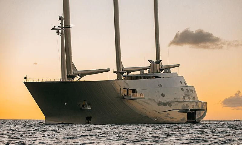 a large ship in the water aboard SAILING YACHT A Yacht for Sale