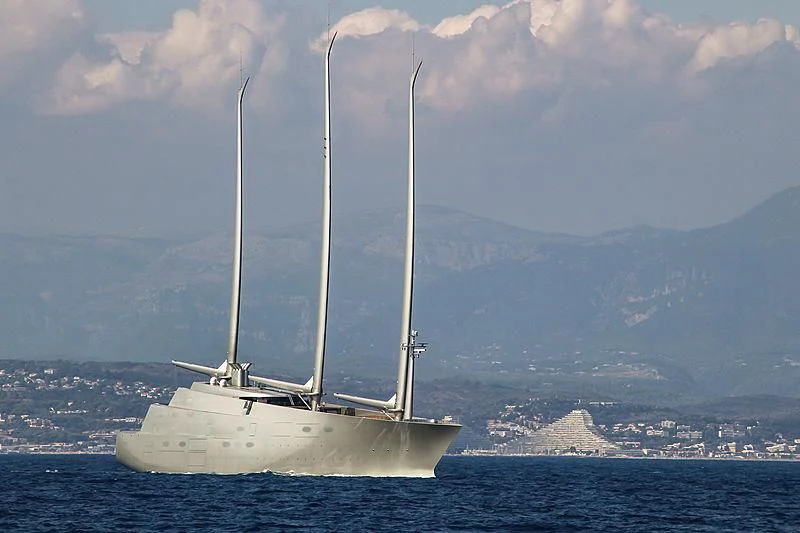 a sailboat on the water aboard SAILING YACHT A Yacht for Sale