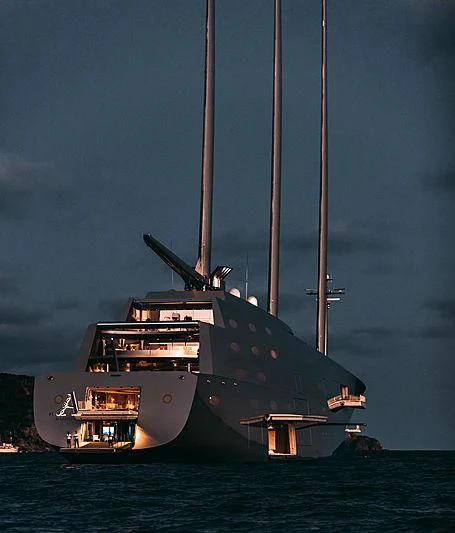 a large ship in the water aboard SAILING YACHT A Yacht for Sale