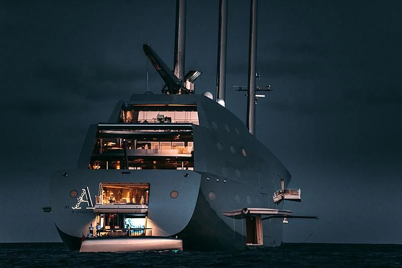 a large ship in the water aboard SAILING YACHT A Yacht for Sale