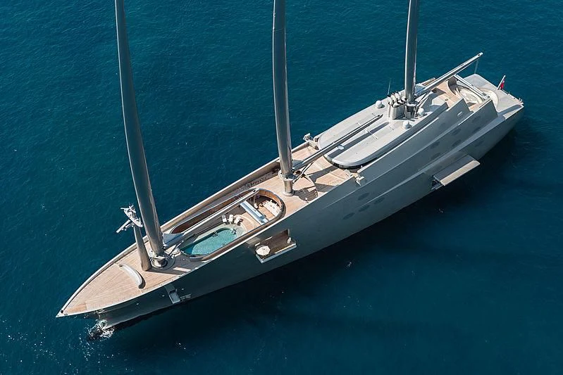 a boat on the water aboard SAILING YACHT A Yacht for Sale