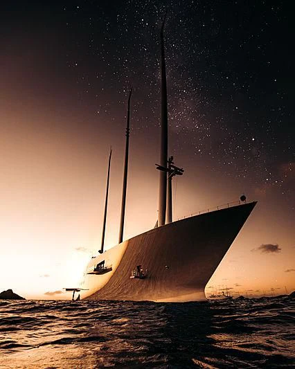 a boat on the water aboard SAILING YACHT A Yacht for Sale