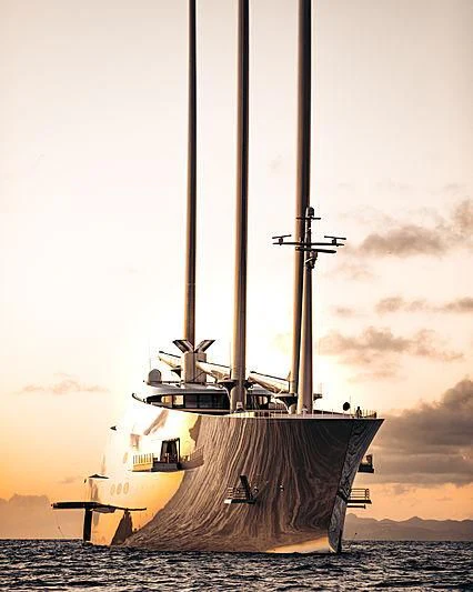 a large ship in the water aboard SAILING YACHT A Yacht for Sale