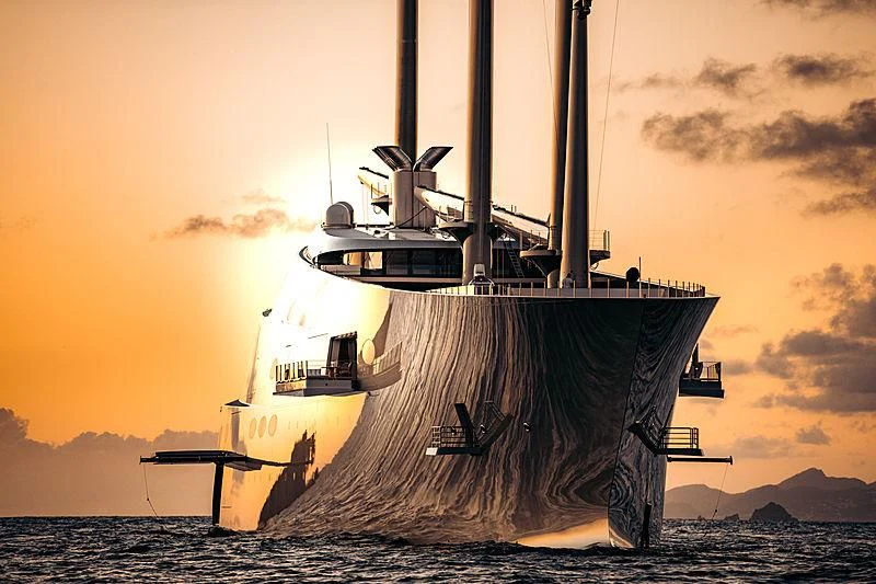 a large ship in the water aboard SAILING YACHT A Yacht for Sale