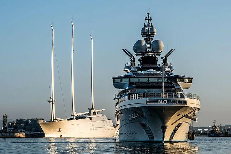 a large ship in the water aboard SAILING YACHT A Yacht for Sale