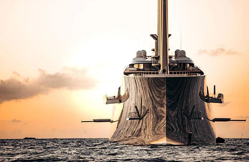 a large ship in the water aboard SAILING YACHT A Yacht for Sale
