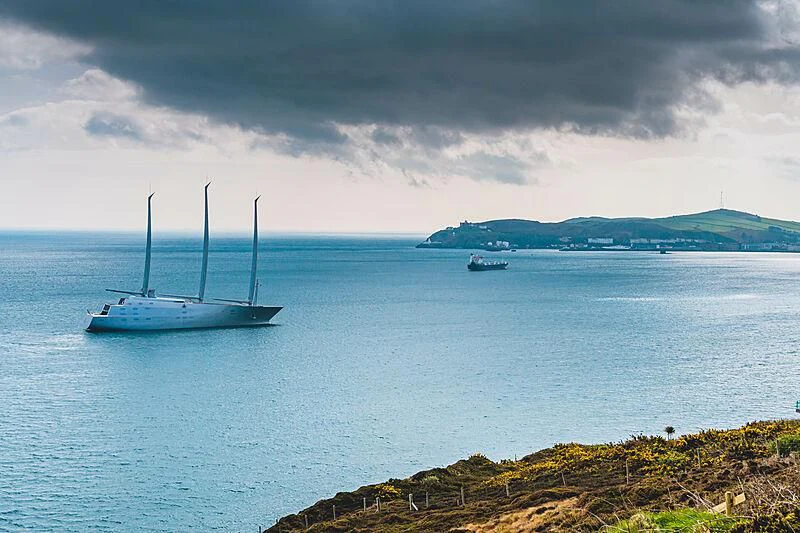 a boat in the water aboard SAILING YACHT A Yacht for Sale