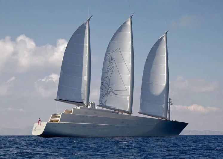 a boat on the water aboard SAILING YACHT A Yacht for Sale