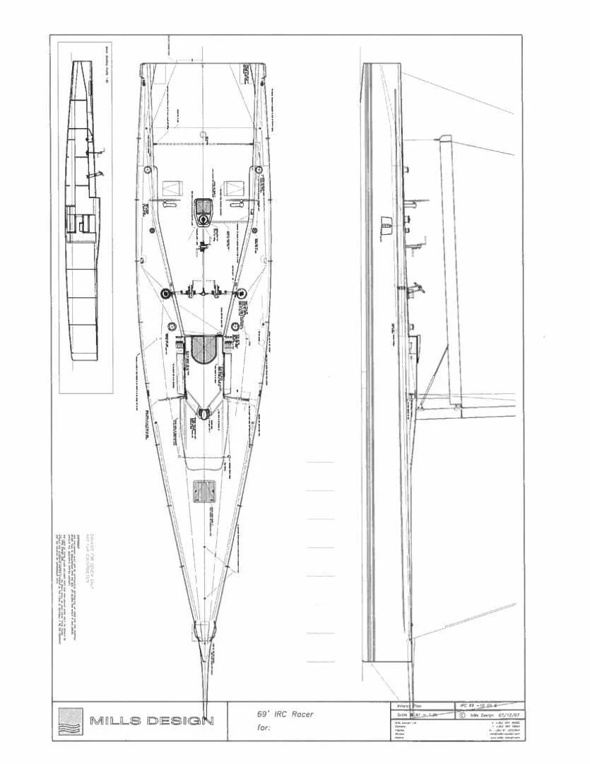 diagram aboard PROSPECTOR Yacht for Sale