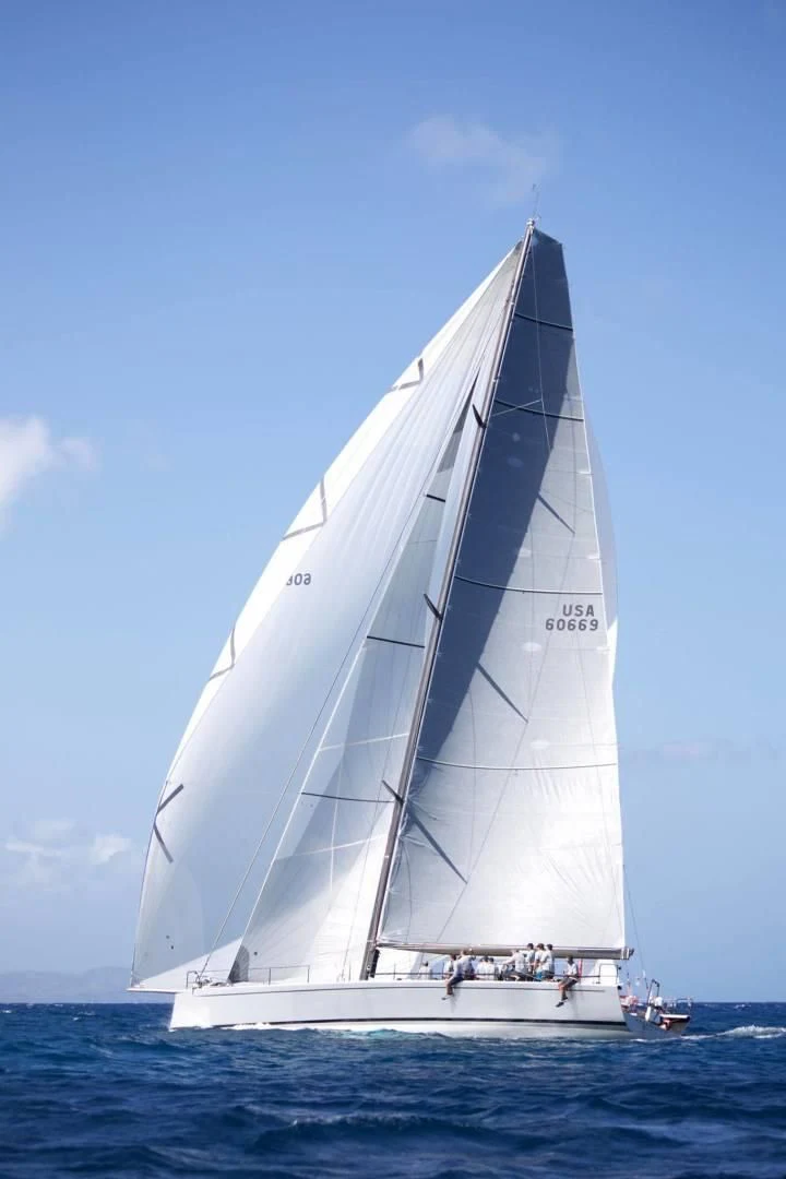 a sailboat on the water aboard PROSPECTOR Yacht for Sale