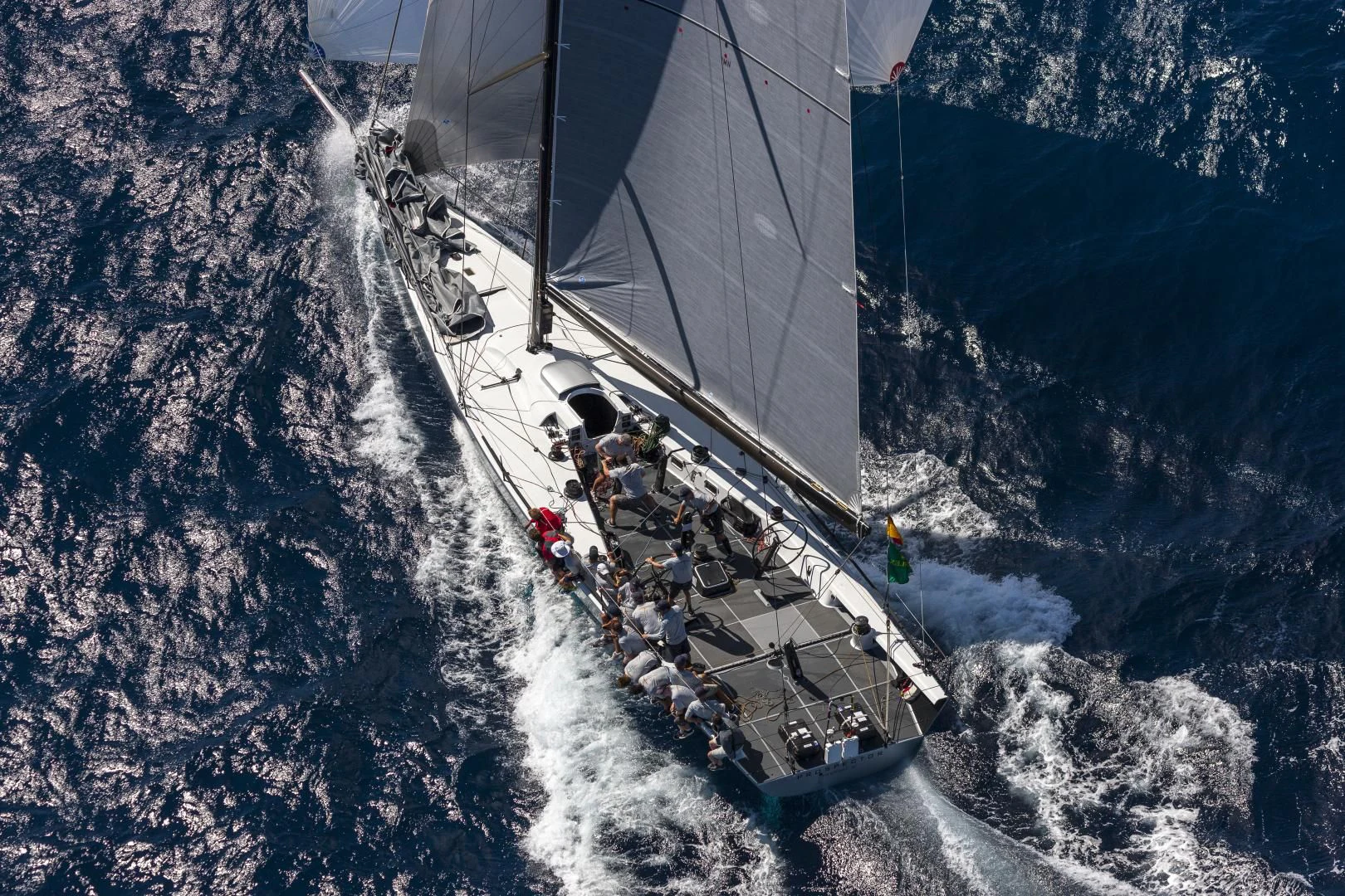a group of people on a boat aboard PROSPECTOR Yacht for Sale