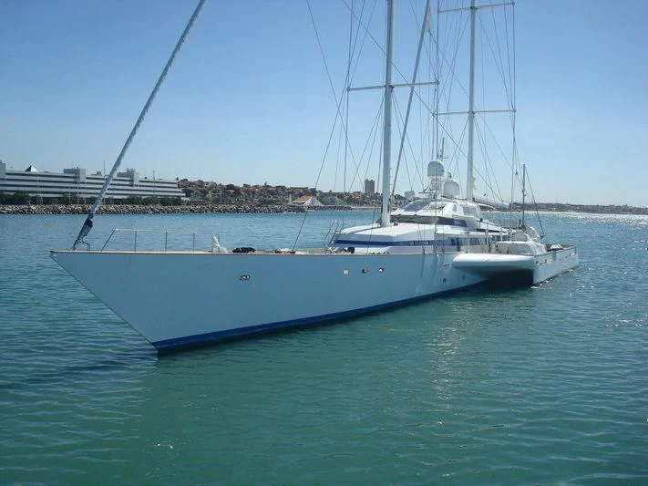 a boat in the water aboard PILAR ROSSI Yacht for Sale