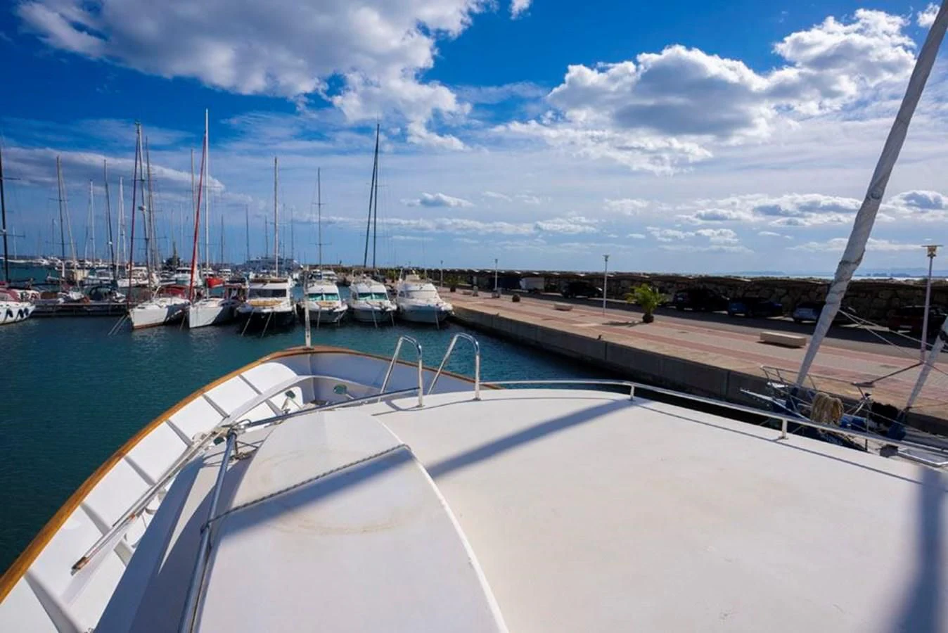 a boat in the water aboard MAXIME Yacht for Sale