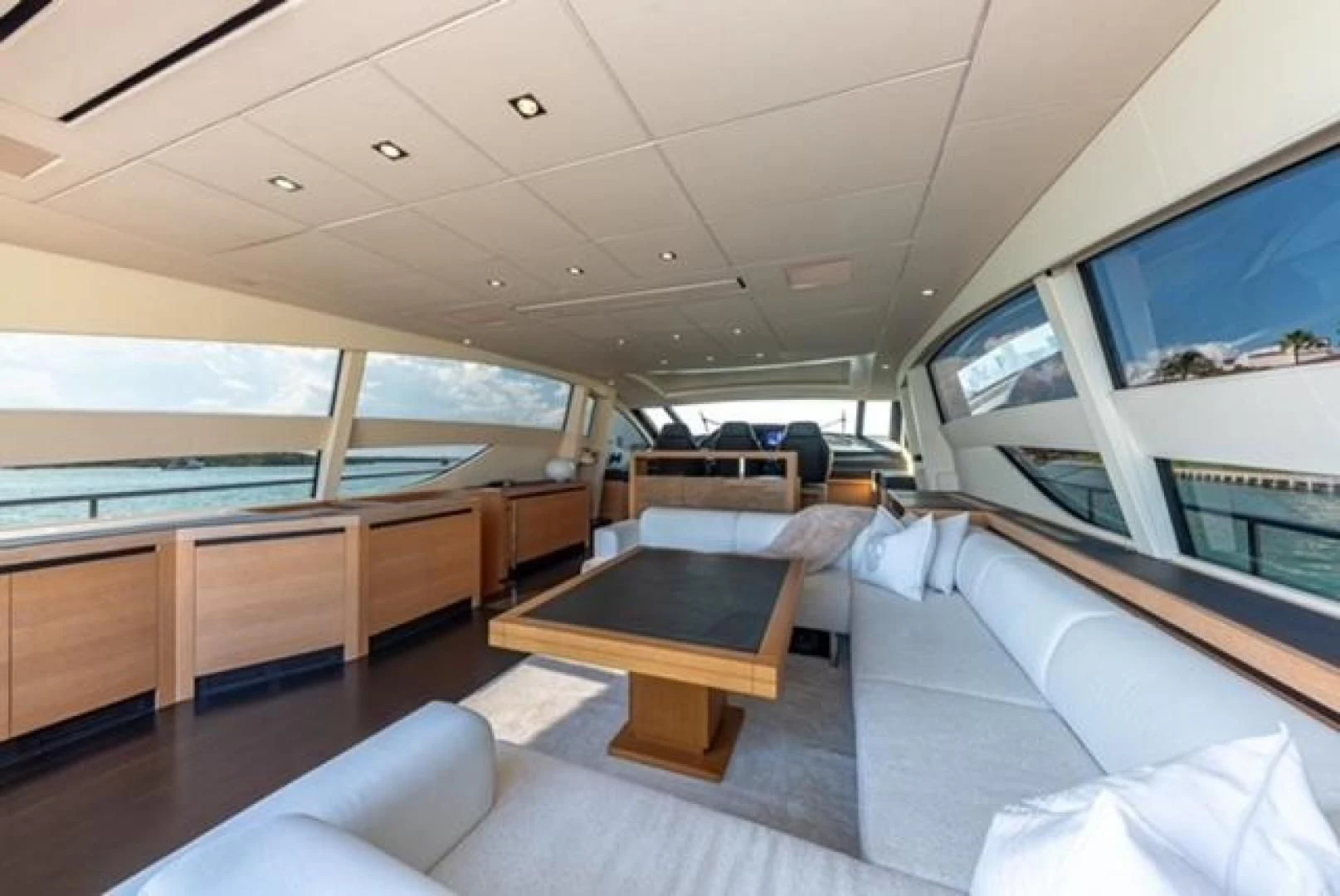 inside of a boat aboard RAW 2-HP Yacht for Sale