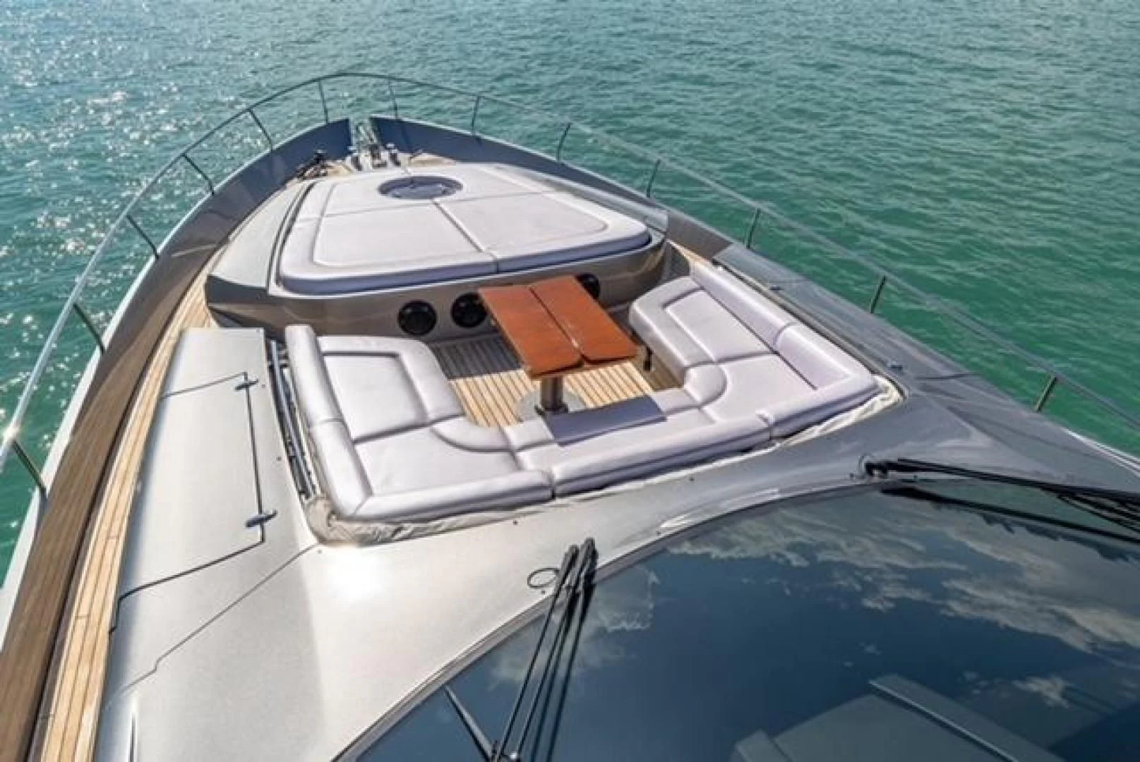 a boat on the water aboard RAW 2-HP Yacht for Sale