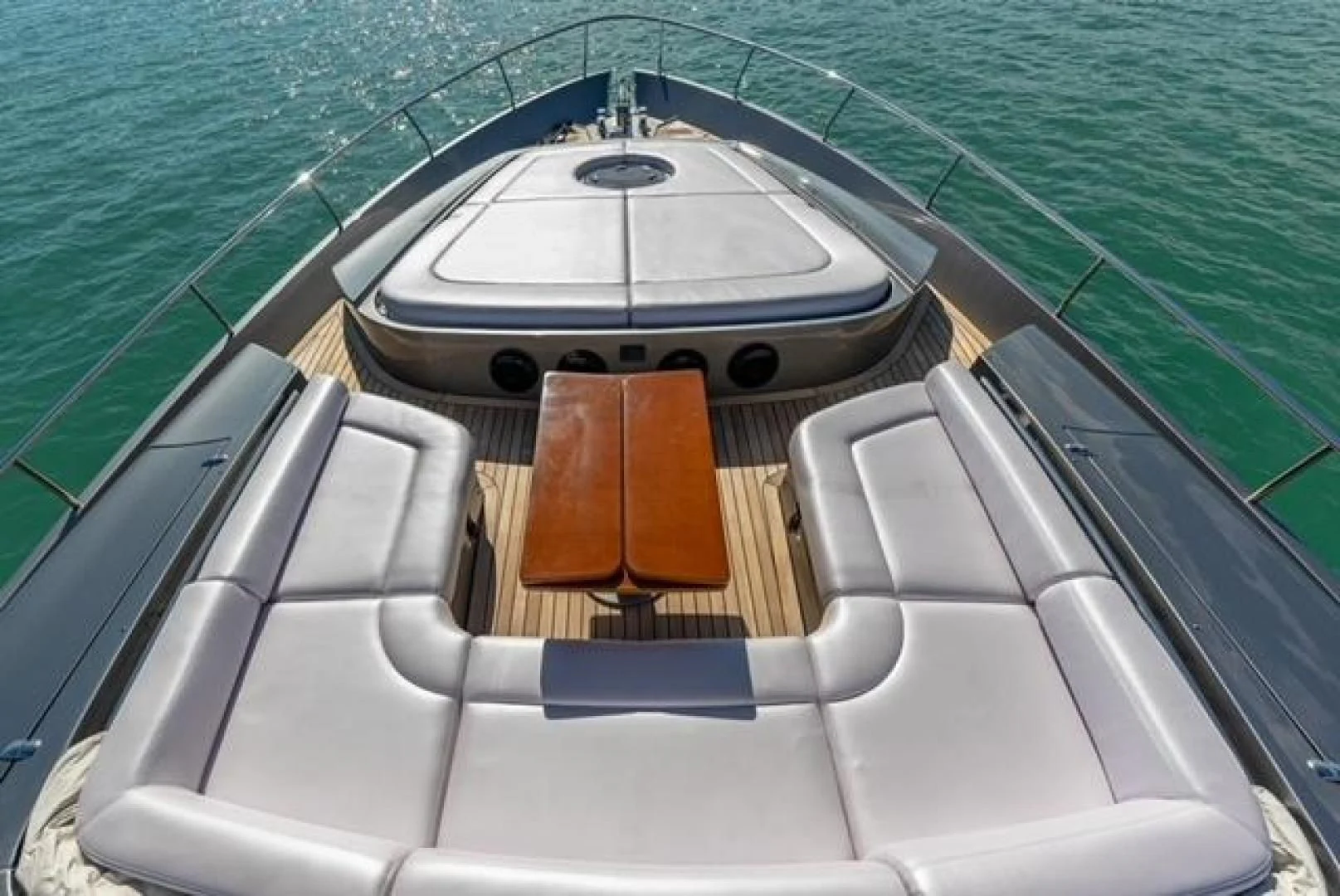 a boat on the water aboard RAW 2-HP Yacht for Sale