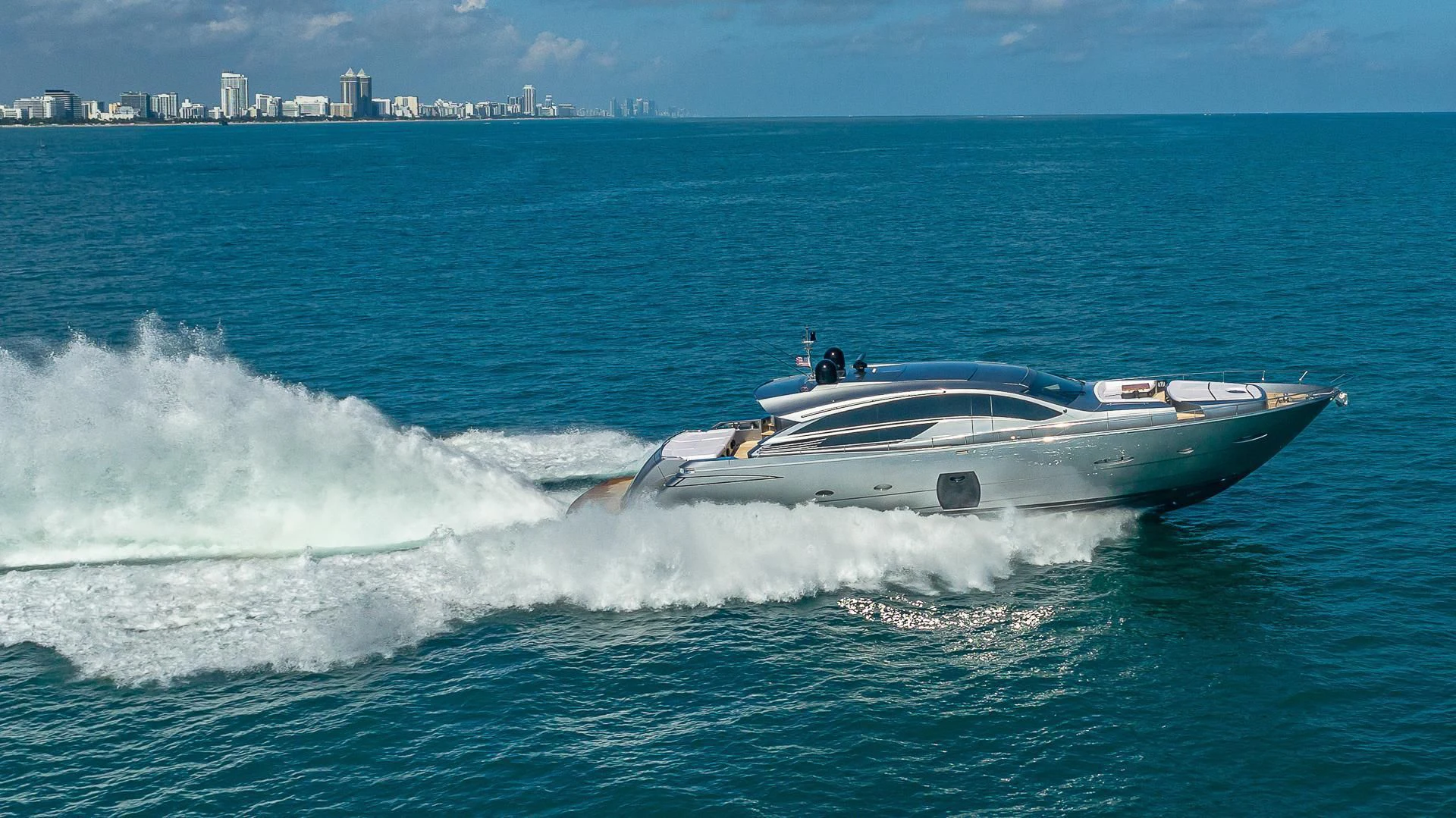 a boat in the water aboard RAW 2-HP Yacht for Sale