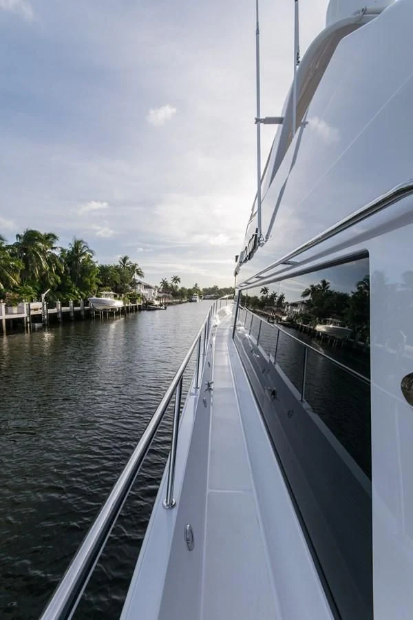 a boat on the water aboard LIFE'S A JOURNEY Yacht for Sale